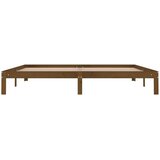 Okvir za krevet od masivne borovine boja meda 200 x 200 cm | shoptok.hr