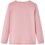 Dječja majica dugih rukava svjetloružičasta 140 | shoptok.hr