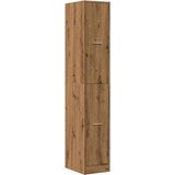 vidaXL Lekarniška omara artisan hrast 30x41x174,5 cm inženirski les | Shoptok.si
