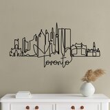 Wallity Zidna dekoracija Toronto, 120x55x1,5 cm 2 mm, Crna | Eponuda.ba