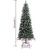  Umjetno božićno drvce sa stalkom zeleno 210 cm PVC | shoptok.hr