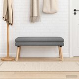  Klupa s dvostrukim slojem Tamnosiva 110 x 40 x 47 cm Tkanina | shoptok.hr
