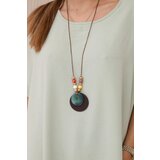 Kesi Włoski Oversized blouse with pendant light mint | shoptok.hr