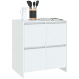  Komoda bela 70x41x75 cm iverna plošča, (20656520) | Shoptok.si