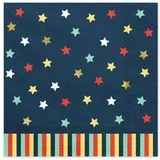 serviete stars, 33x33 cm, mornarsko modre