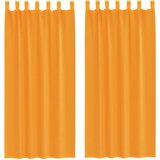 Voile zavjese s petljama 2 kom. narančaste 140x225 cm | Shoptok.si