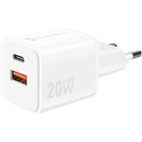 forcell Mrežni polnilnik GaN III 20 W z vrati USB-C + USB Mini format, Bela, (5000007950) Cene