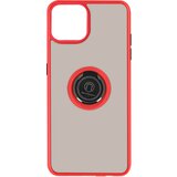 AVIZAR apple iphone 13 pro max hard case bi-material metal ring support rdeča, rdeča, (5000011756) | Shoptok.si