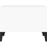  Stolić za kavu sjajni bijeli 60x50x36 5 cm konstruirano drvo | shoptok.hr