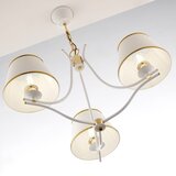 Jupiter 2085 - luster na lancu SAMBA 3xE27/15W/230V bela/zlatna | Eponuda.com