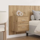  Uzglavlje s ormarićem 3 pcs Umjetnički hrast Konstruirano drvo | shoptok.hr