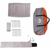  Teepee šator za 4 osobe Siva i narančasta 388 x 320 x 169 cm | shoptok.hr