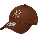 New Era Kape s šiltom Wmns Metallic Logo 9FORTY New York Yankees Cap Kostanjeva Cene