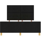  Postelja Črna 140x200 cm Tkanina, (22049827) | Shoptok.si