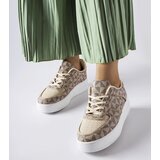 Gemre Beige sneakers decorated with Sands monogram | Shoptok.si