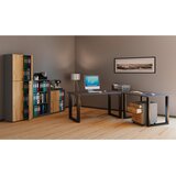 MID.YOU KOTNA PISALNA MIZA kovina, leseni material antracit, črna | Shoptok.si