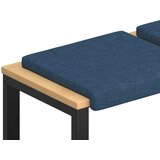  Jastučić za klupu 4 kom. Tkanina Plava Dubina 35 cm | shoptok.hr