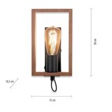 LEUCHTEN DIREKT 15654-18 - Zidna svetiljka FRANKY 1xE27/60W/230V | Eponuda.com
