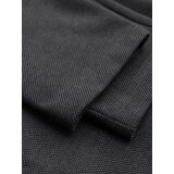 Ombre Men's knitted pants with elastic waistband - dark grey | Shoptok.si