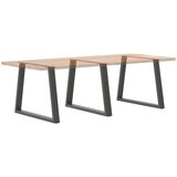  Noge blagovaonskog stola V-oblika 3 kom antracit | shoptok.hr