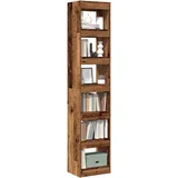 vidaXL Book Cabinet/Room Divider Old Wood 40x30x198 cm