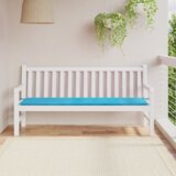 vidaXL Vrtna blazina - Turkizna, 180x50x4 cm, Oxford tkanina | Shoptok.si