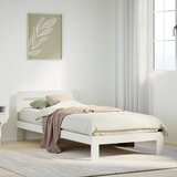 Furnova Posteljni okvir brez vzmetnice bel 90x200 cm trdna borovina, (21937688) Cene