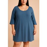 Fenzy Plus Size Tunika, Modra | Shoptok.si