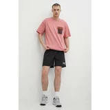 Columbia Bombažna kratka majica Painted Peak moška, roza barva, 2074481