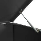  Spremište za 3 kante za otpad crno 207 x 79 x 117 cm čelično | shoptok.hr