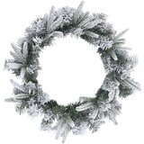  Božićni vijenac Zelena i bijela Ø 30 cm PVC i PE | shoptok.hr