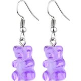 IZMAEL Uhani Bear - Vijolična | Shoptok.si