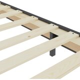  Krevet od tkanine s oprugama tamnosivi 200 x 200 cm | shoptok.hr