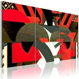  Slika - Pattern of abstract forms 120x80 Cijene