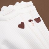 VAUVA dvodelni Set2 od pamuka: pantalone i bodi dugih rukava - srce | Eponuda.com