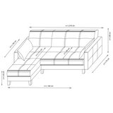 Atelier Del Sofa ugaona garnitura polya tile red
