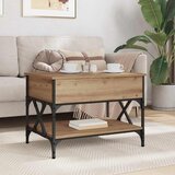 Kava Stol Umjetnički hrast 70x50x50cm Konstruirano drvo | shoptok.hr