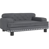  Krevet za pse tamnosivi 95 x 55 x 30 cm baršunasti | shoptok.hr