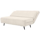 Støraa Kremno bela raztegljiva sedežna garnitura iz rebrastega žameta 140 cm Mallory – | Shoptok.si