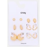 Sinsay Set naušnica 6 pack | shoptok.hr