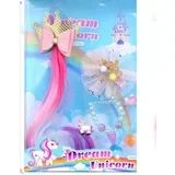 rajf za kosu unicorn pramen