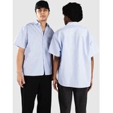 Another Cotton Lab Another Short Sleeve Srajca blue striped | Shoptok.si