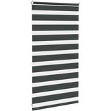 vidaXL Zavjesa zebra crna 85x100 cm širina tkanine 80,9 cm poliester | shoptok.hr