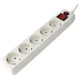 Produžni kabl 5r/5m sa prekidacem i zaštitom 3x1,5mm (Linkom) - beli