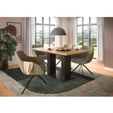 MID.YOU Raztegljiva Miza Marlon, Siva, Barva Hrasta, 150-190x90cm | Shoptok.si