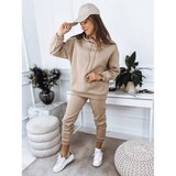 DStreet Women's tracksuit set KSENIIA PREMIUM light beige AY0784 | Shoptok.si