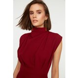 Trendyol claret red collar dress | ePonuda.com