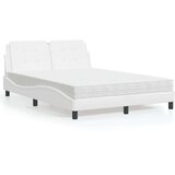  Krevet s madracem bijeli 140x190 cm od umjetne kože | shoptok.hr