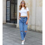 Gemre Paperbag distressed jeans Putzu | Shoptok.si
