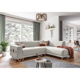 Miuform Bež sklopiva/s prostorom za odlaganje kutna garnitura (s desnim kutom/u obliku slova L) Classy Sophie – | shoptok.hr